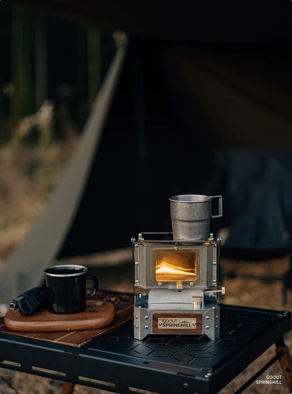 Springhill [Glaze] Single-row Fire Viewing Lantern Stove