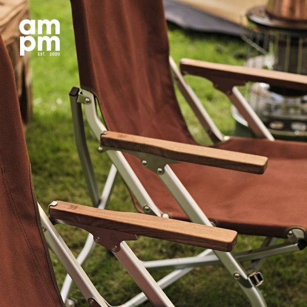 Snow Peak LV-091 Brown with ampm Custom Armrests