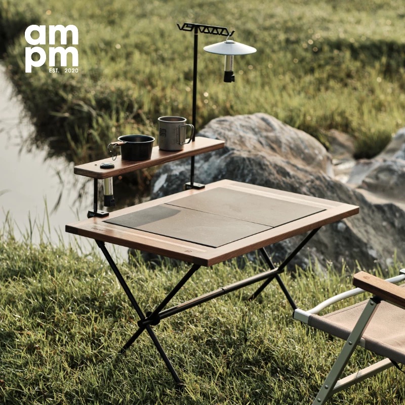 ampm ROCK LINE Outdoor IGT-Style Multi-Functional Lightweight Table